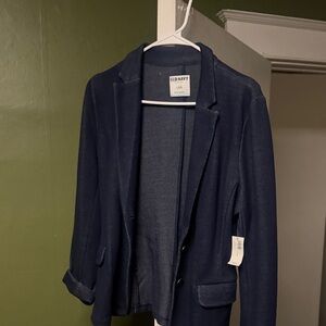 Old Navy Women's Dark Navy Blazer Jacket